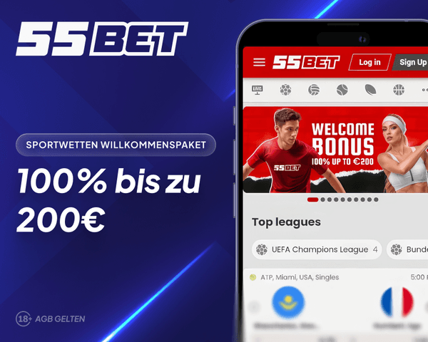 55Bet Bonus
