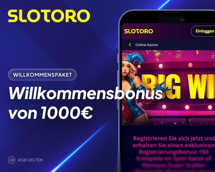 Slotoro Einzahlungsbonus
