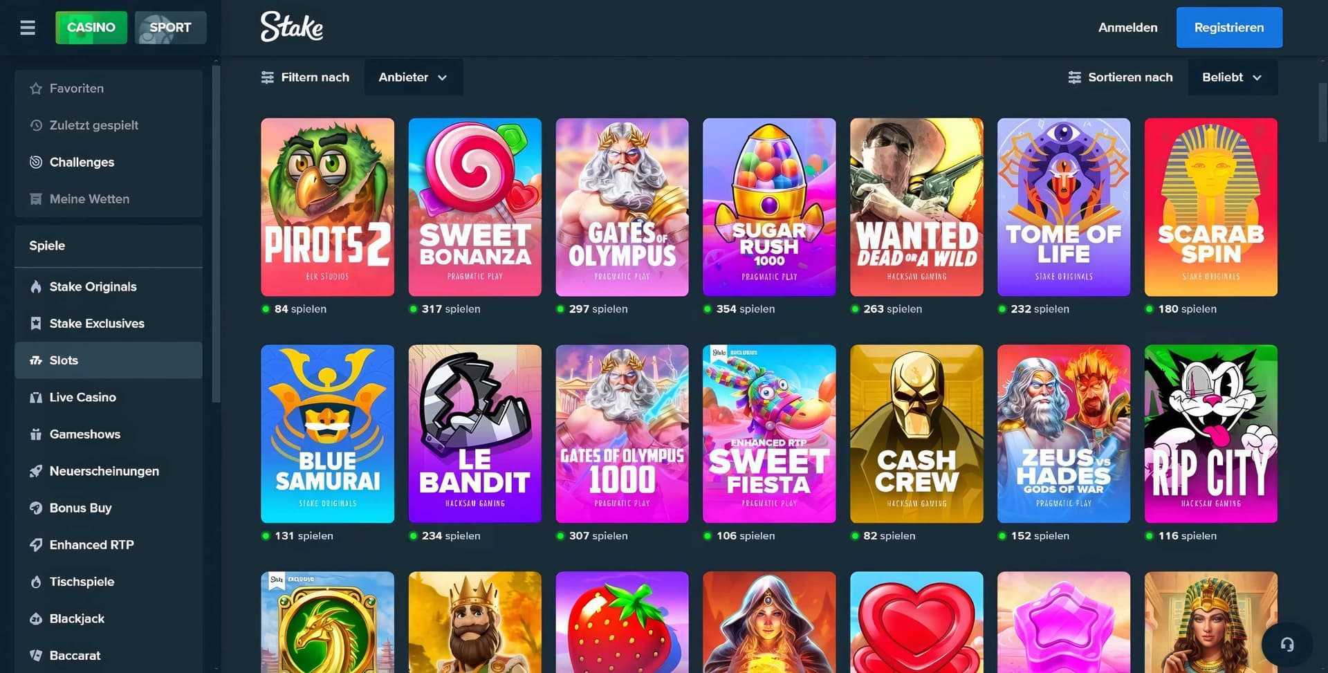 stake.com spielautomaten desktop