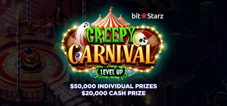 Face Your Fears and Win Big With BitStarz’s Creepy Carnival Level Up Tournament!