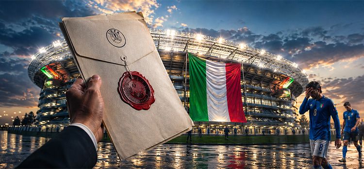 UEFA minaccia l’Italia: esclusione dalle coppe europee e Euro 2032 a rischio