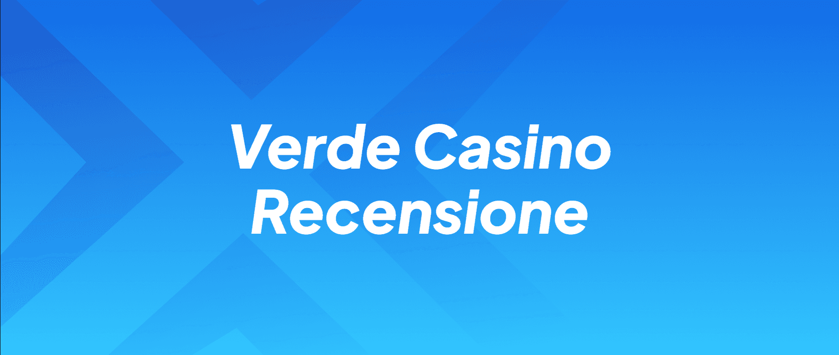 Verde Casino Recensione