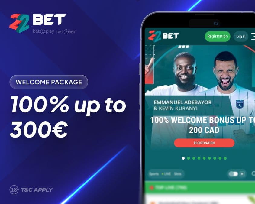 22Bet Casino Welcome Bonus