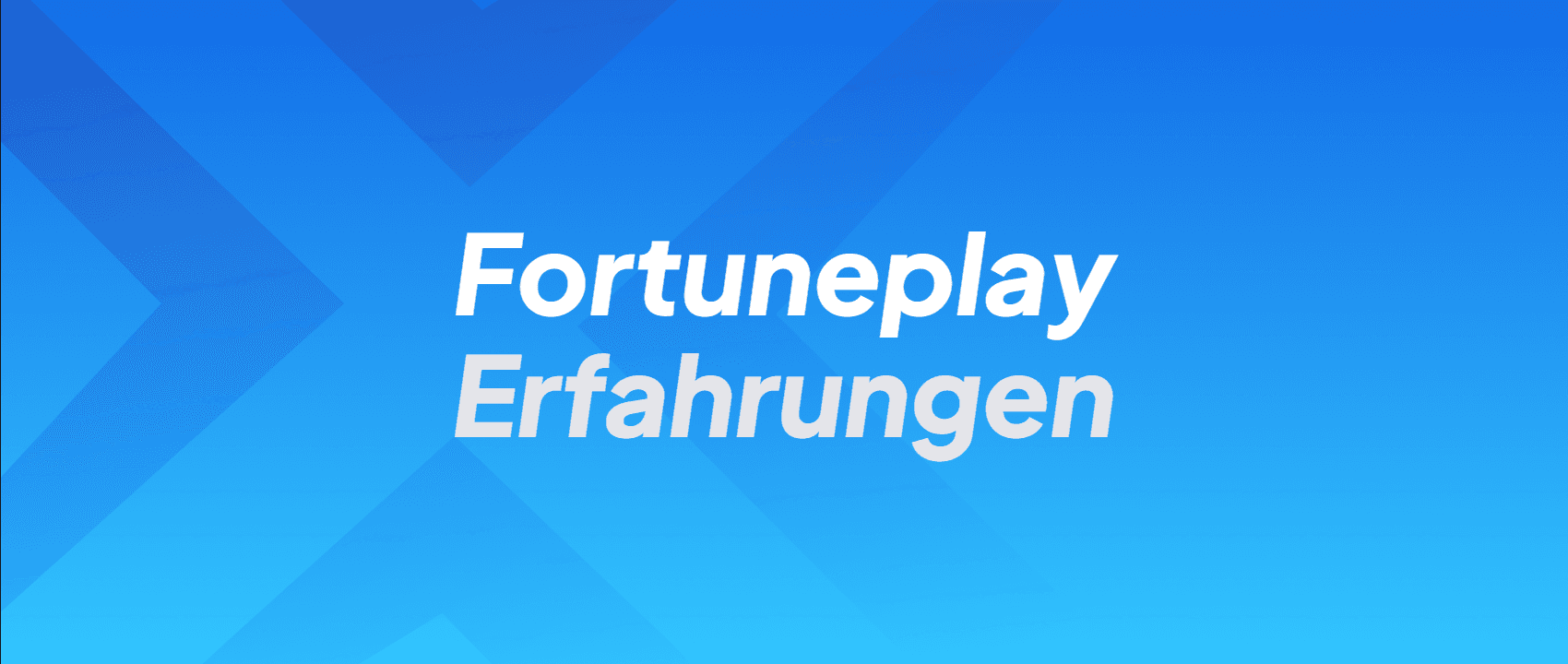 Fortuneplay Erfahrungen
