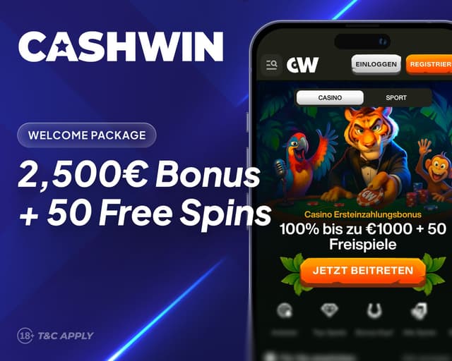 cashwin casino welcome offer