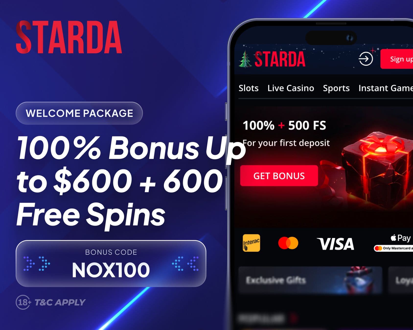 starda casino welcome offer