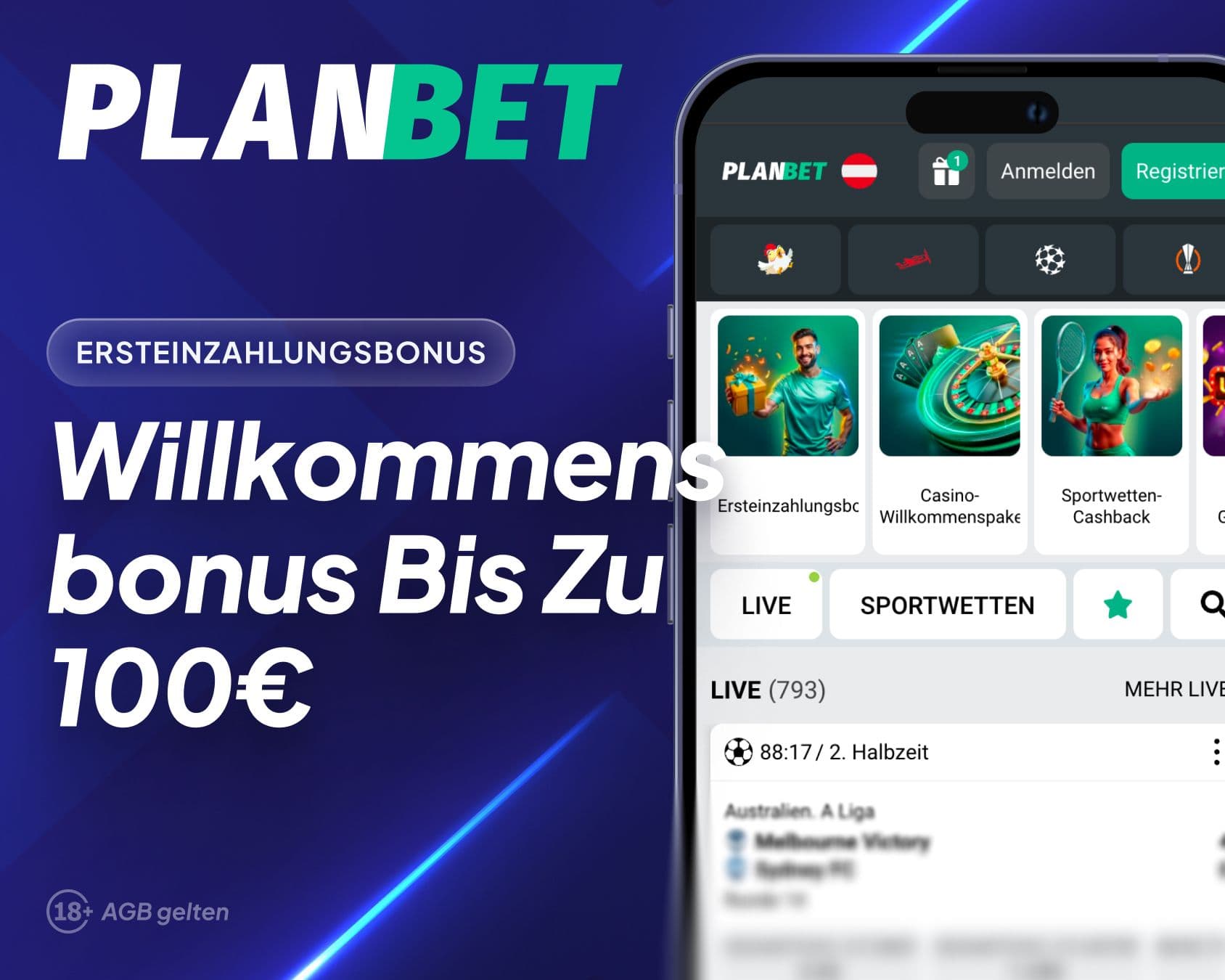 Planbet Sportwetten Willkommensbonus
