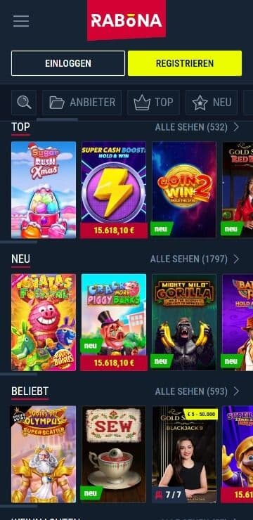 rabona spielautomaten mobile