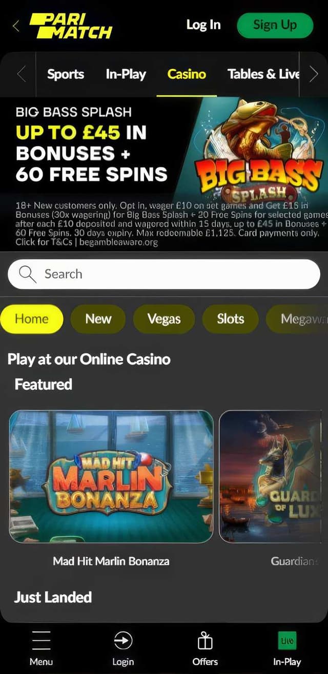 parimatch homepage mobile