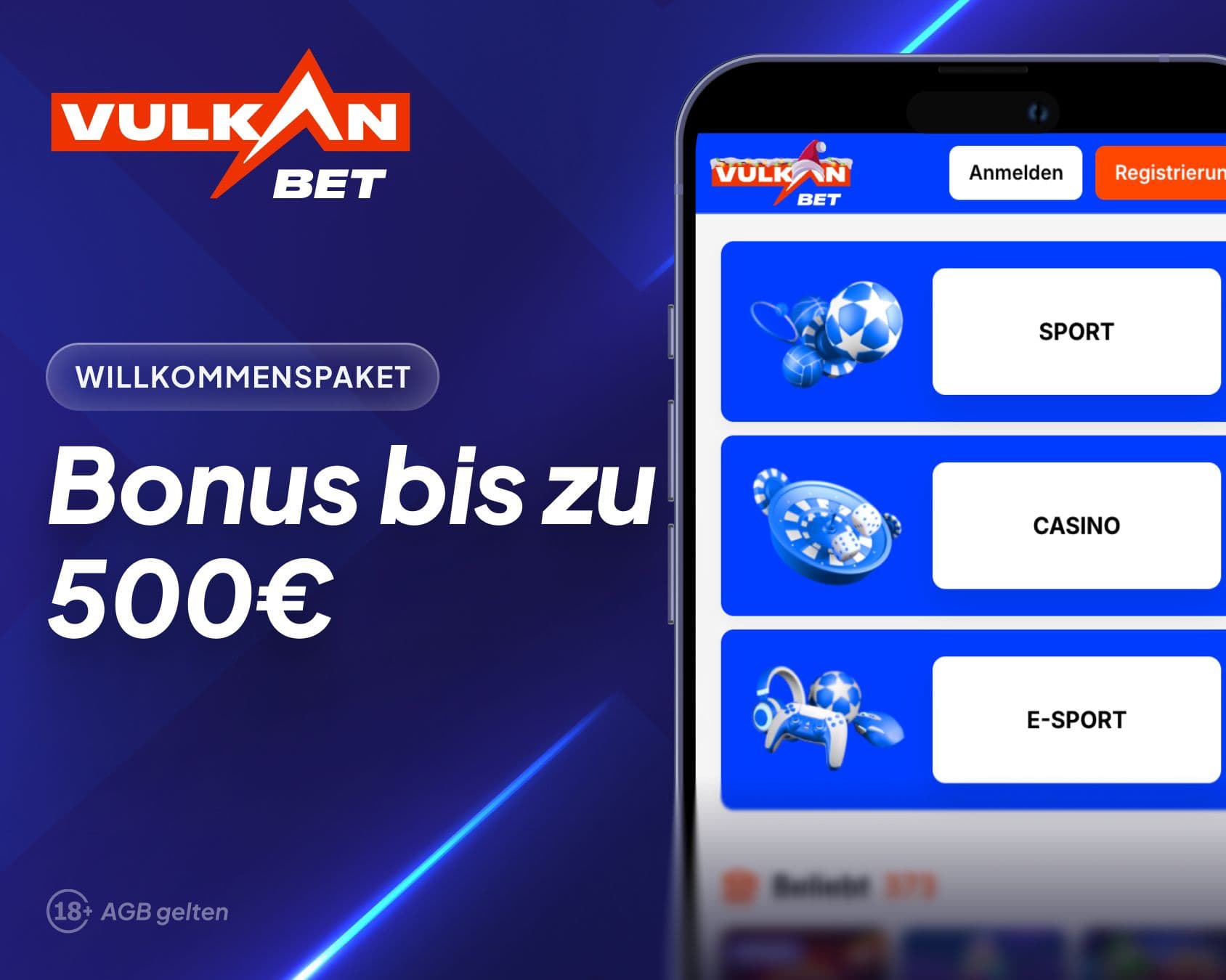 Vulkanbet Willkommensbonus