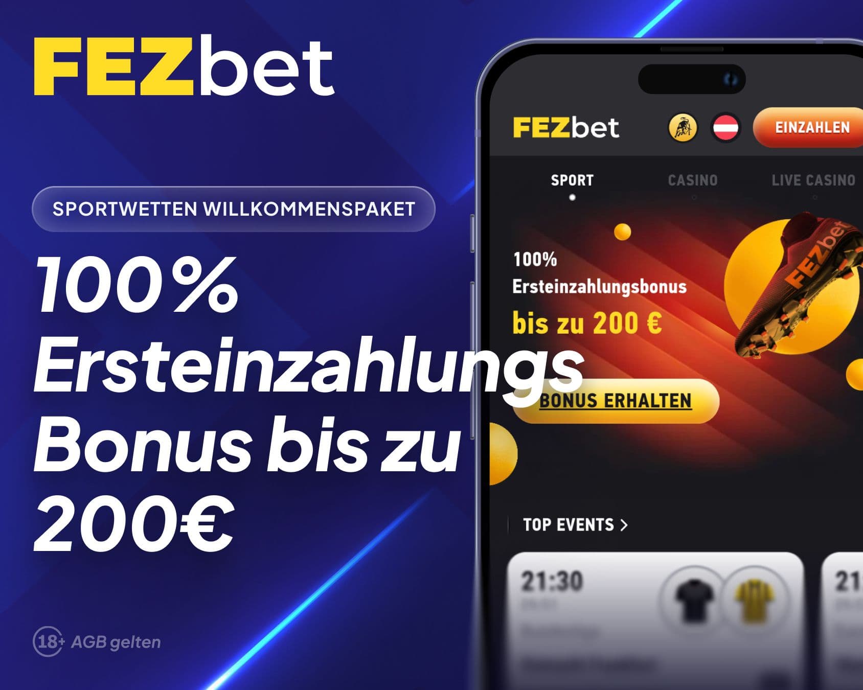 Fezbet Sportwetten Willkommensbonus