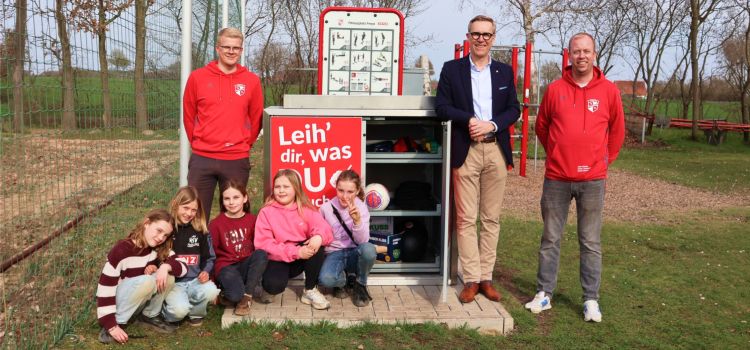 TuS Freya Friedewalde eröffnet öffentliche Sportbox mit Unterstützung der Gauselmann-Stiftung