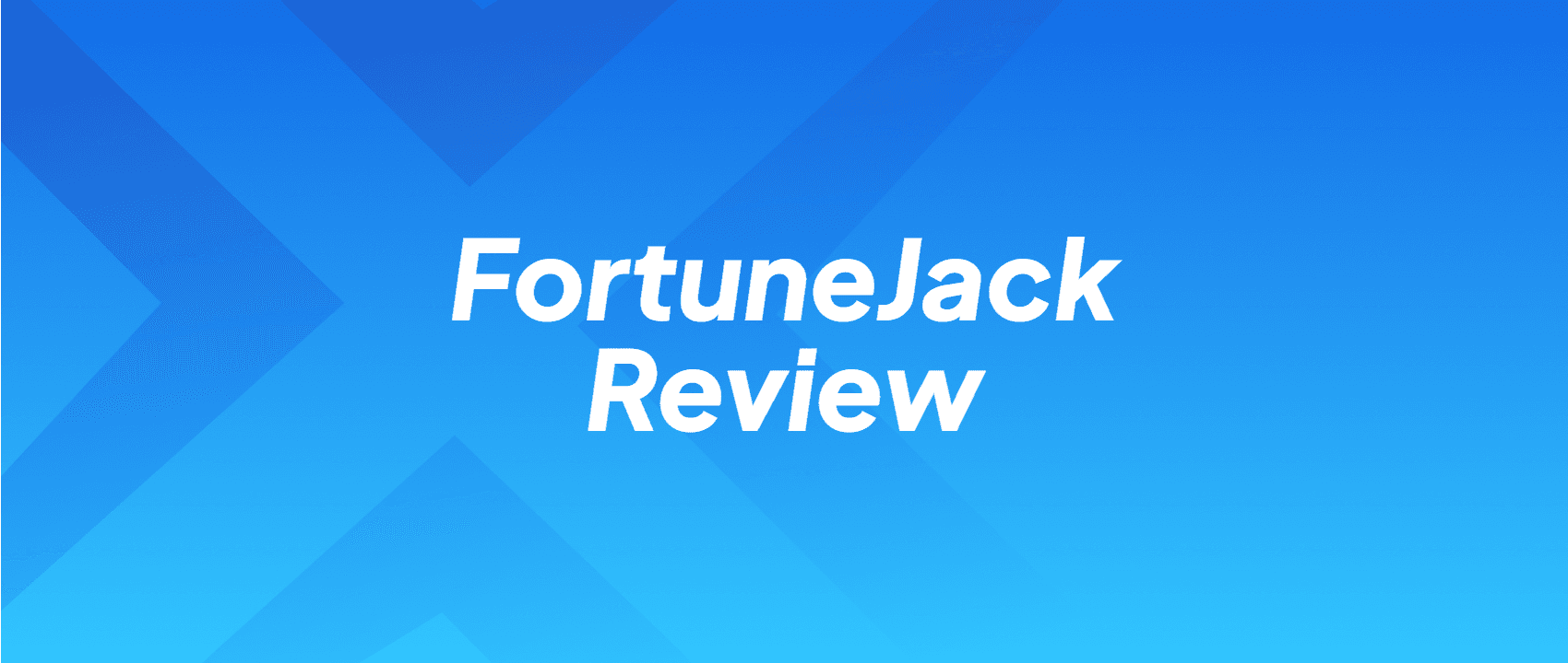 FortuneJack Review