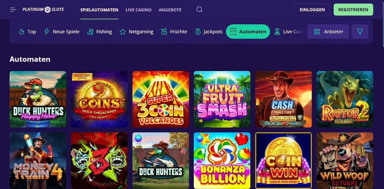 Platinumslots Slots