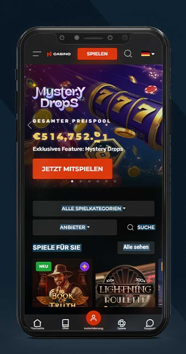 N1 Casino Homepage Mobile
