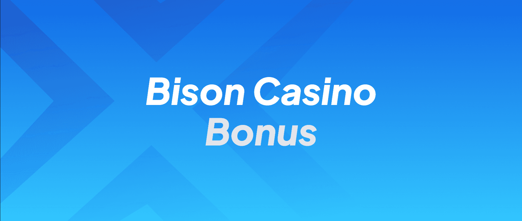 Bison Casino Bonus