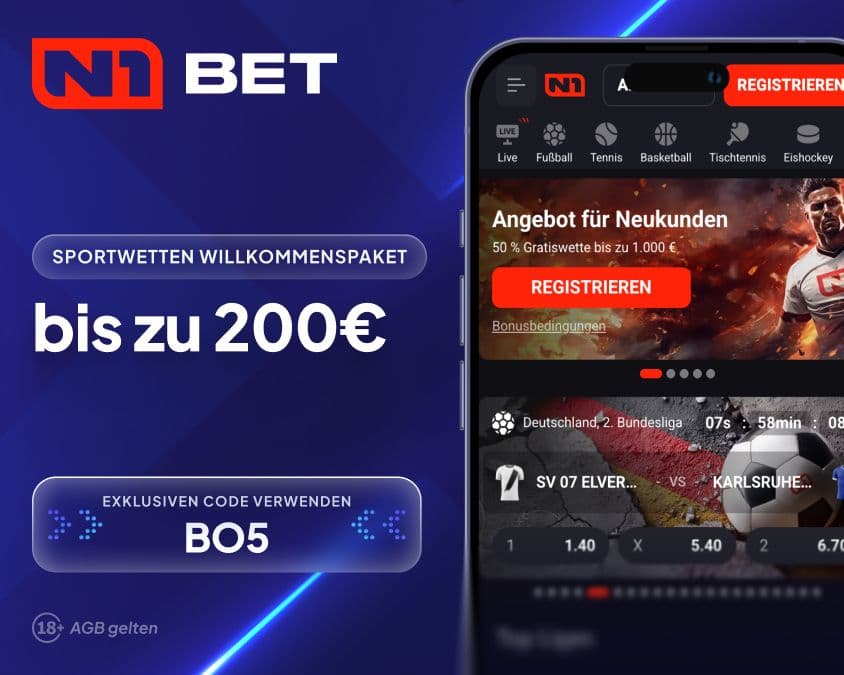 N1Bet Sportwetten Bonus