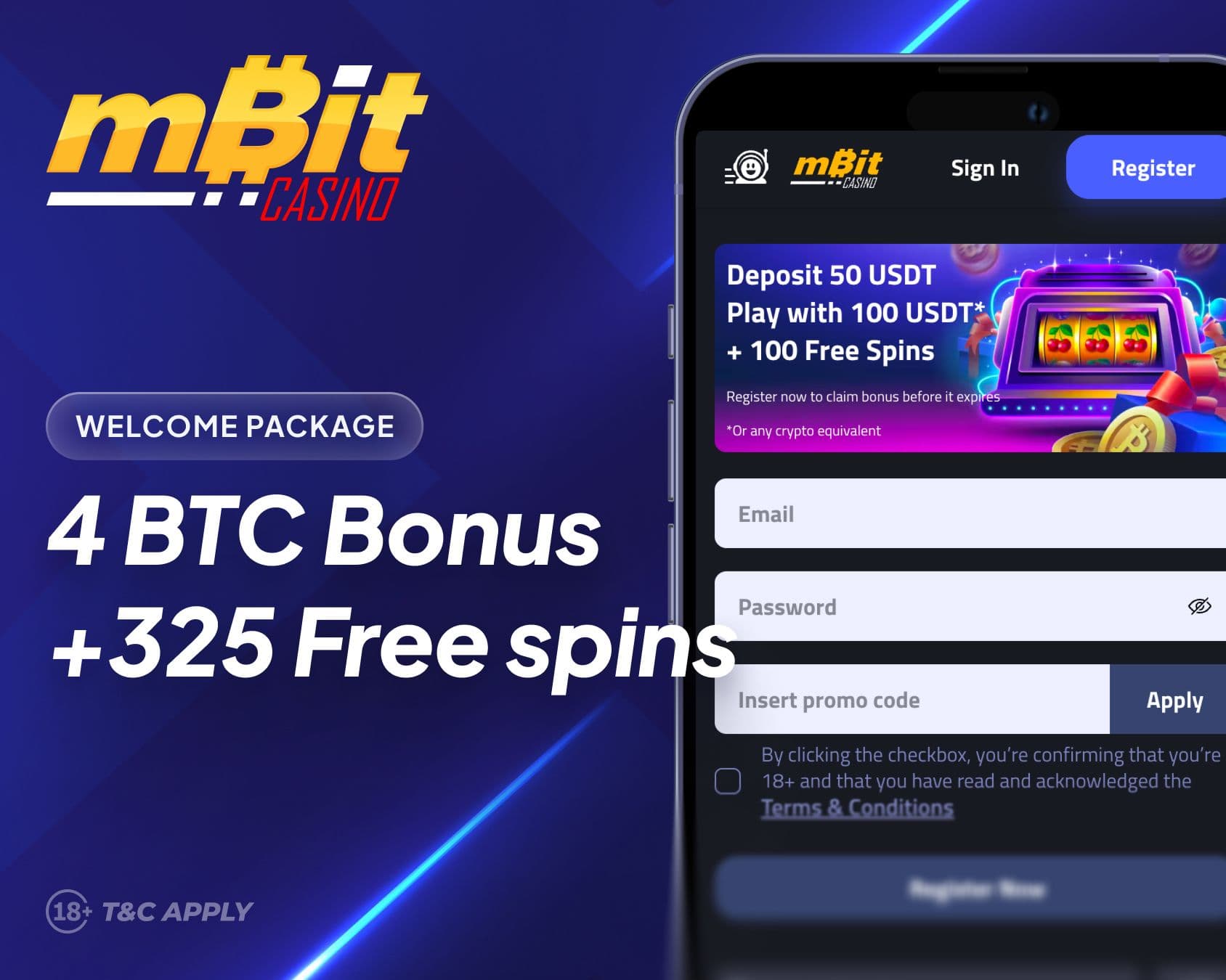 mBit Welcome Bonus