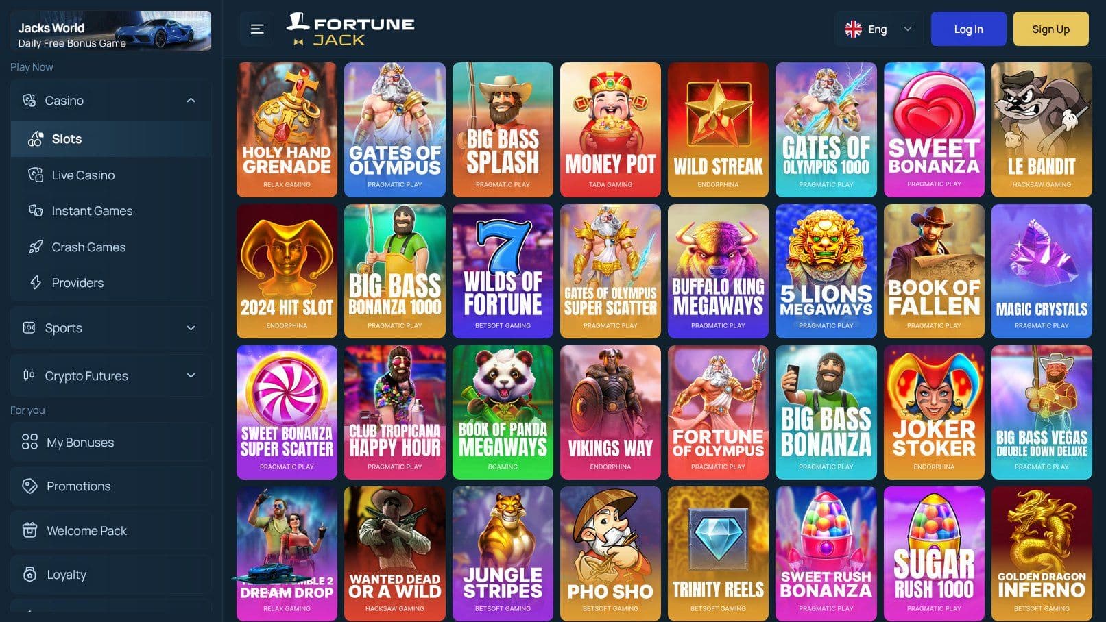FortuneJack Casino Slots