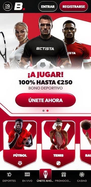 Portada desde celular de Betista.