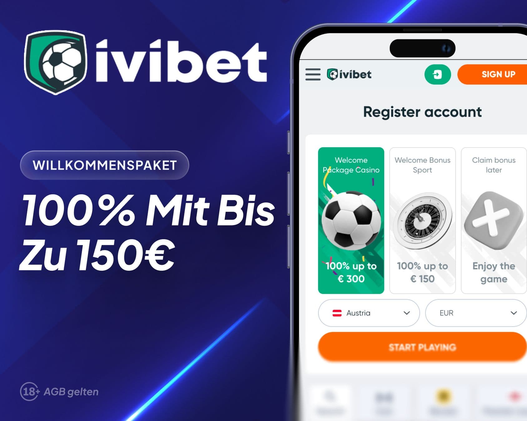 Ivibet Sportwetten Bonus