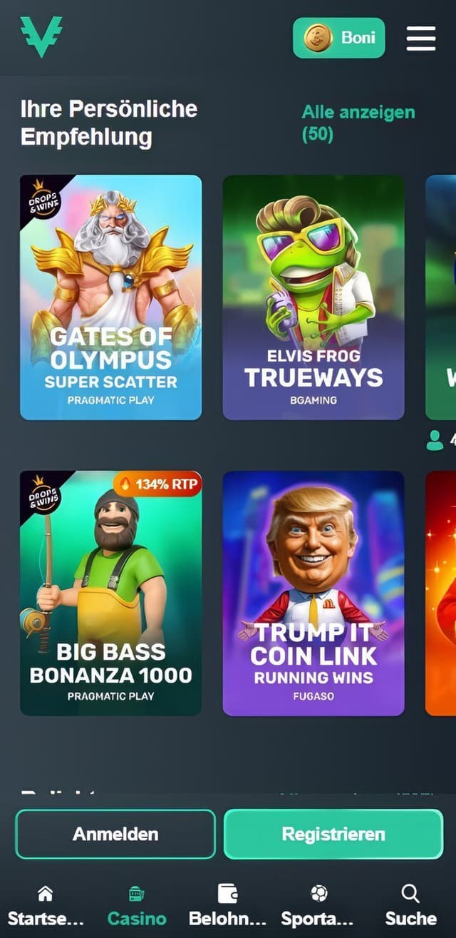 vave casino spielautomaten mobile