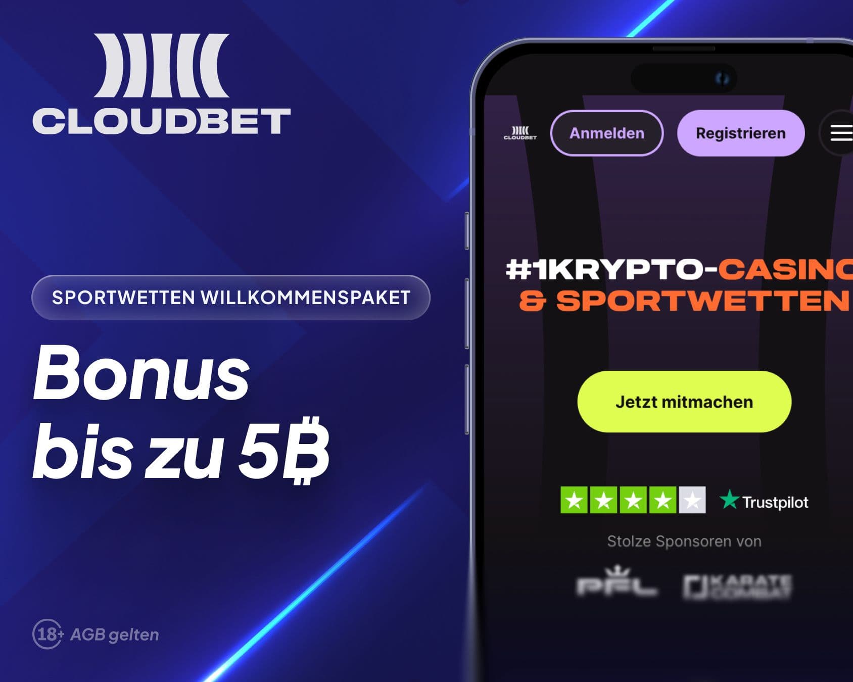 Cloudbet Sportwetten Willkommensbonus