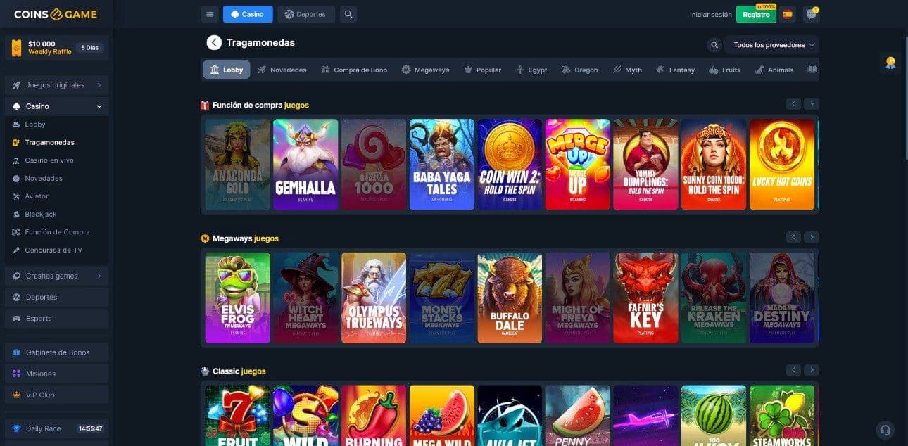 Tragamonedas de coinsgame