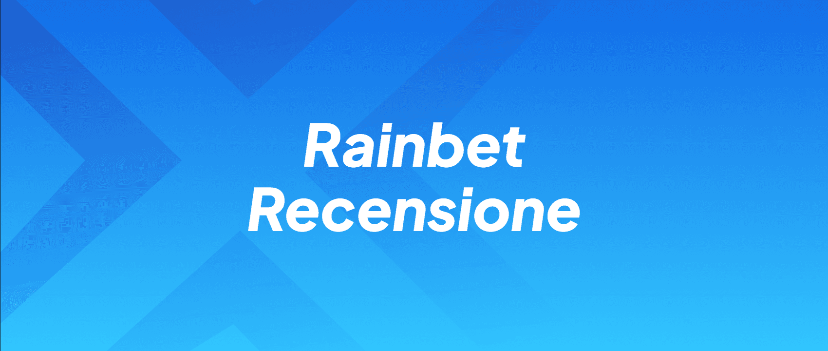 Rainbet Recensione