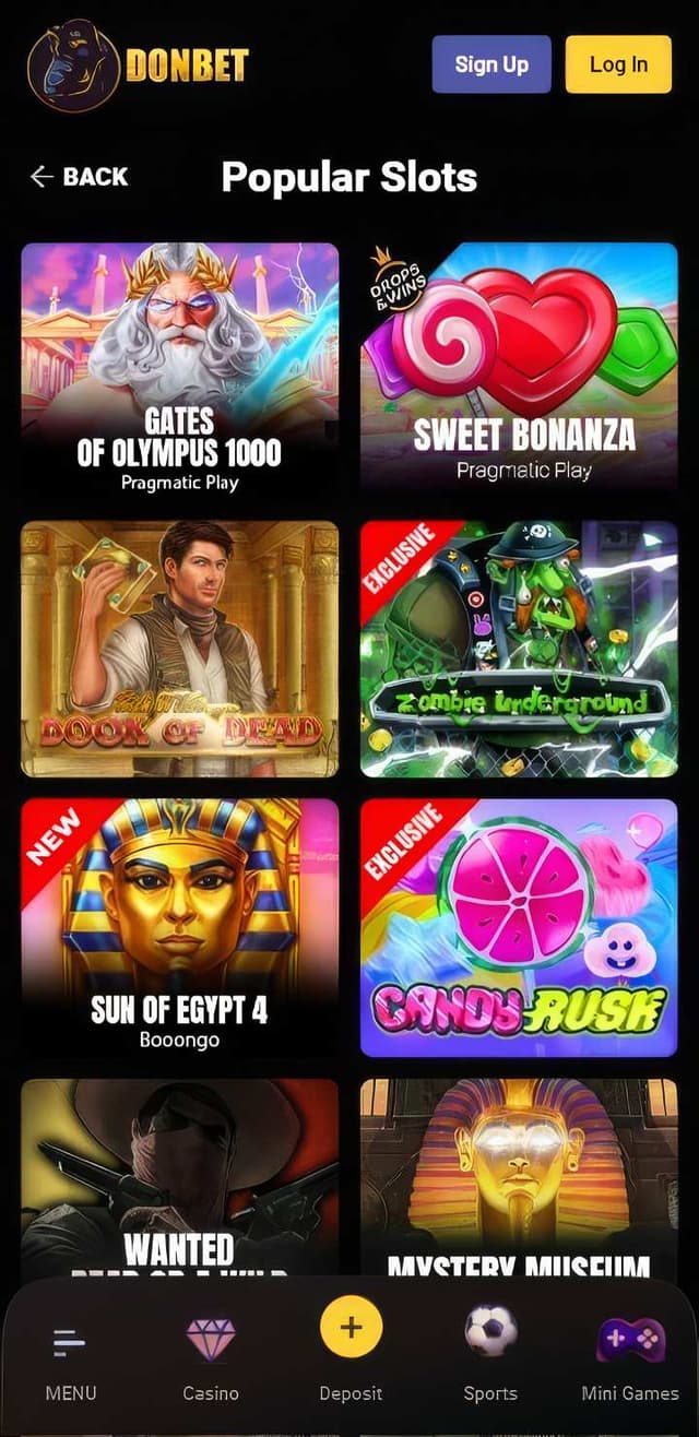 donbet slots mobile