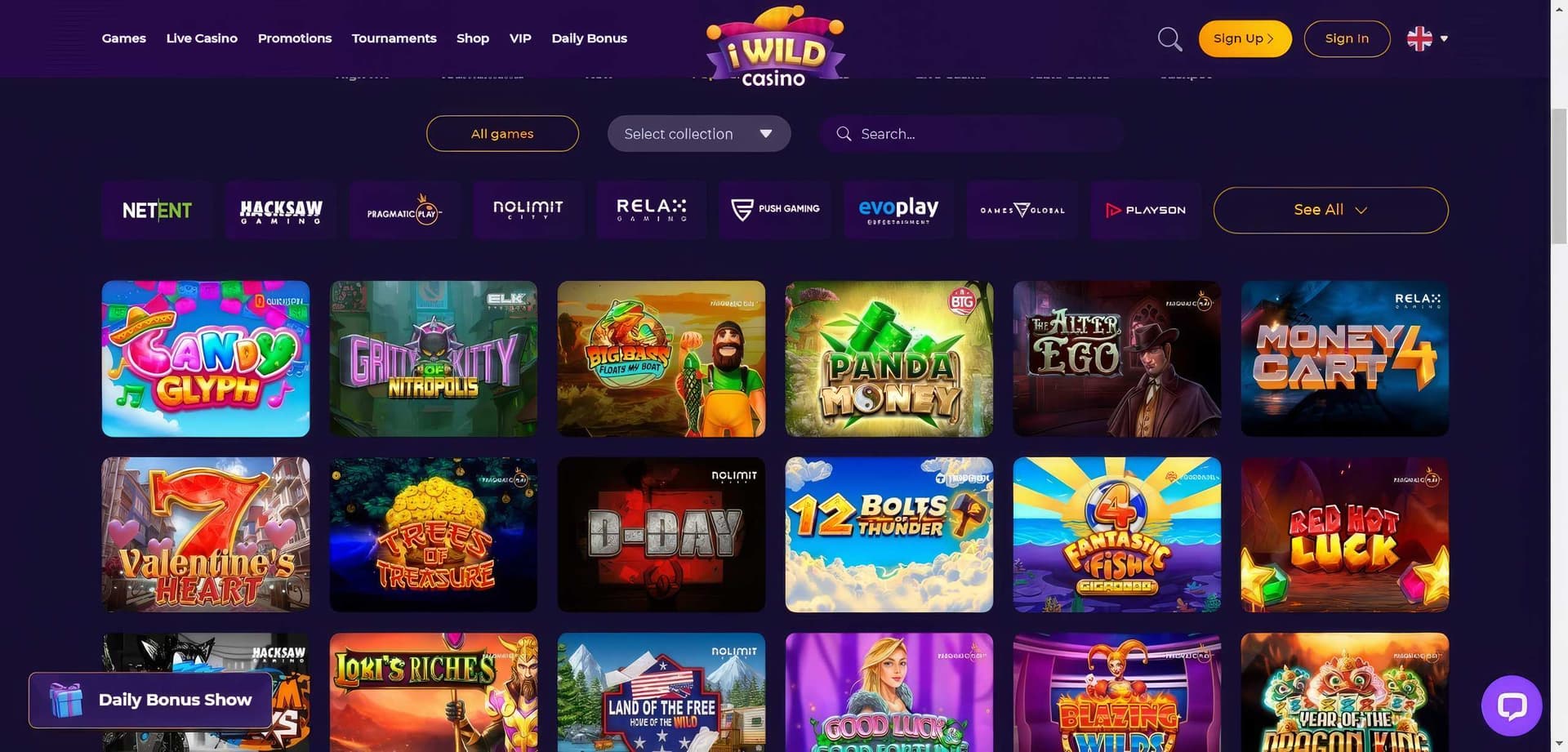 iwild casino slots dekstop