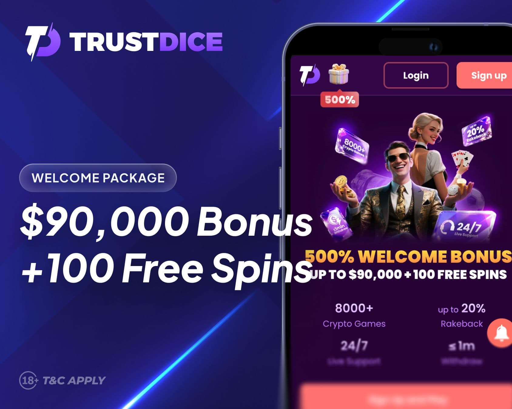 TrustDice Casino Welcome Offer