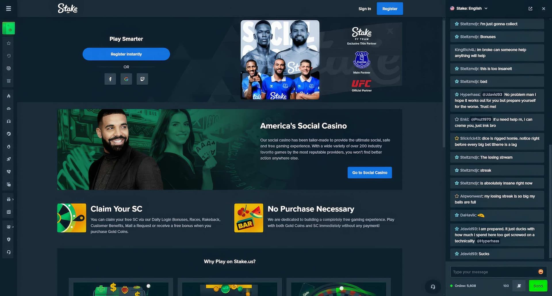 stake.us homepage desktop