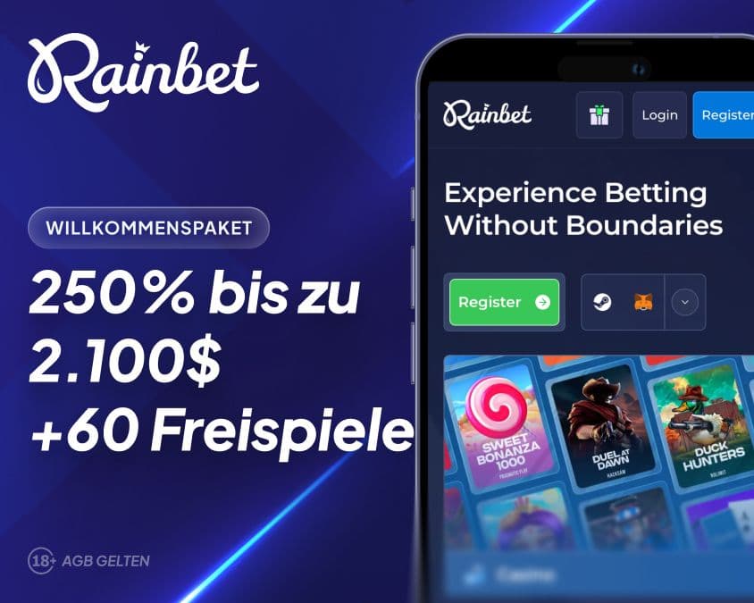 Rainbet Willkommensbonus