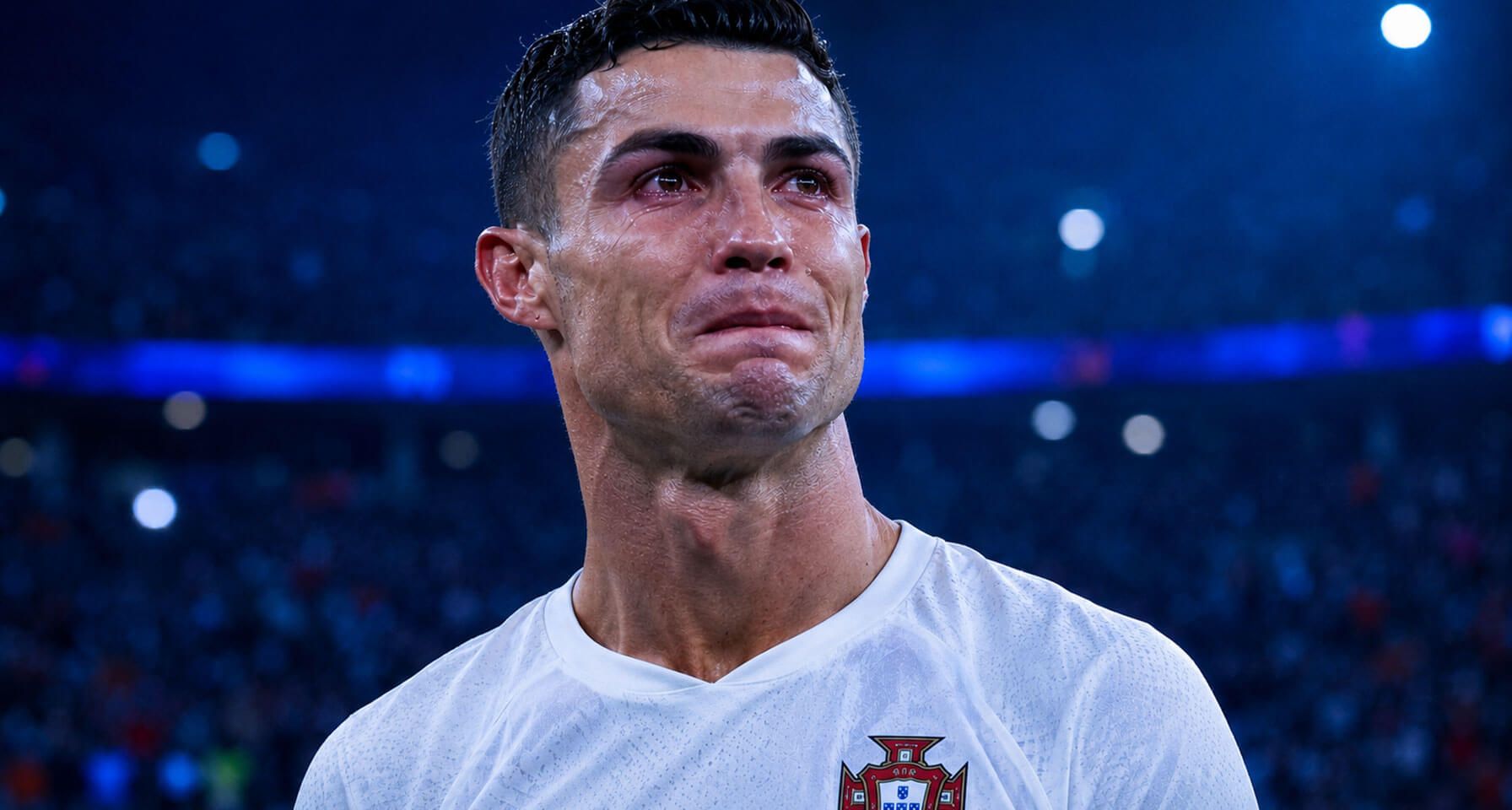cristiano ronaldo crying