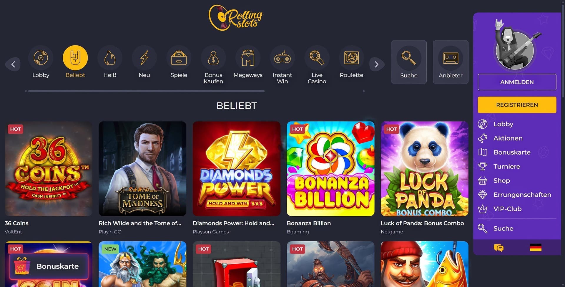 rolling slots spielautomaten desktop