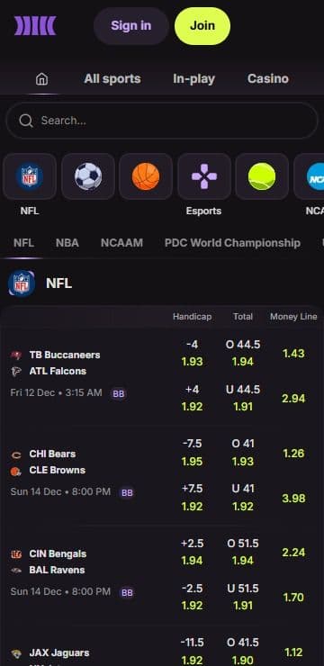 cloudbet homepage mobile
