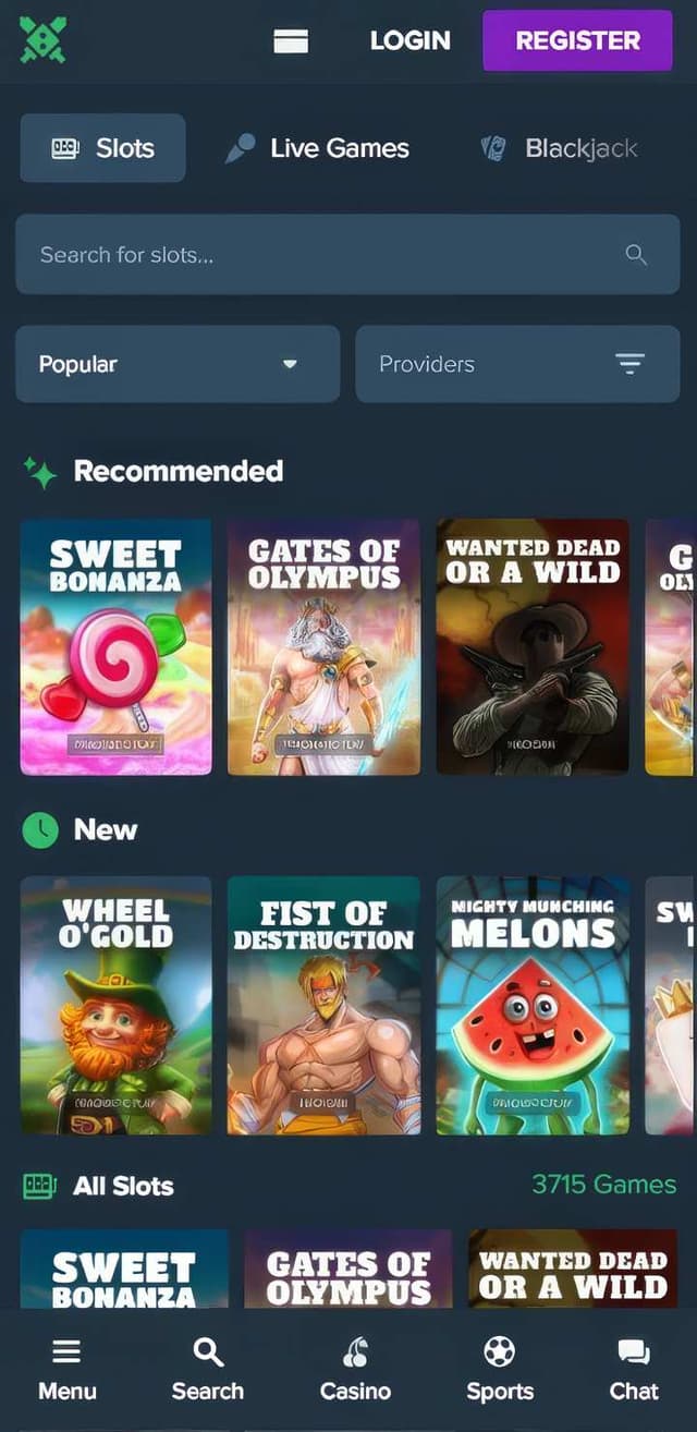 duelbits slots mobile