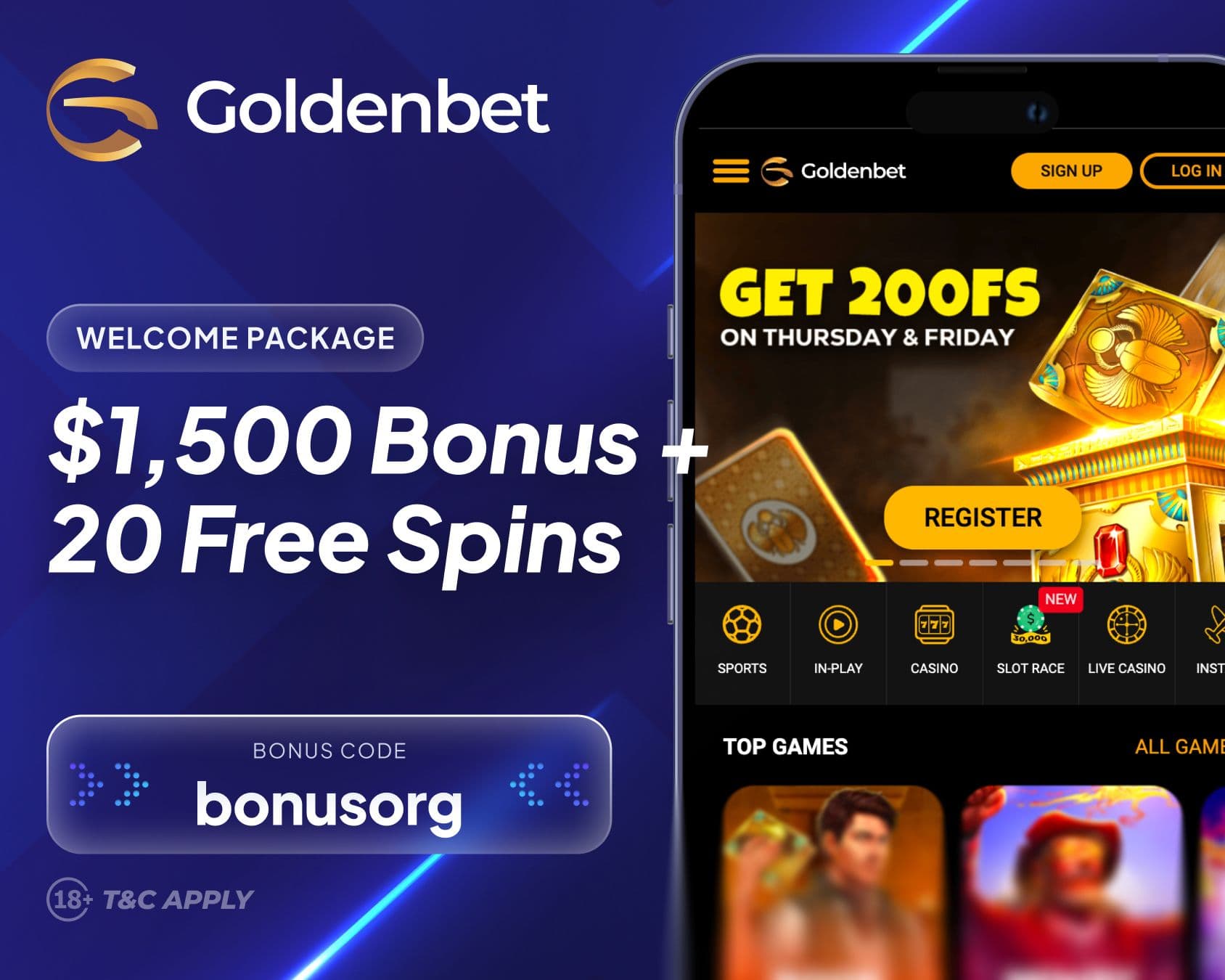 goldenbet casino welcome offer