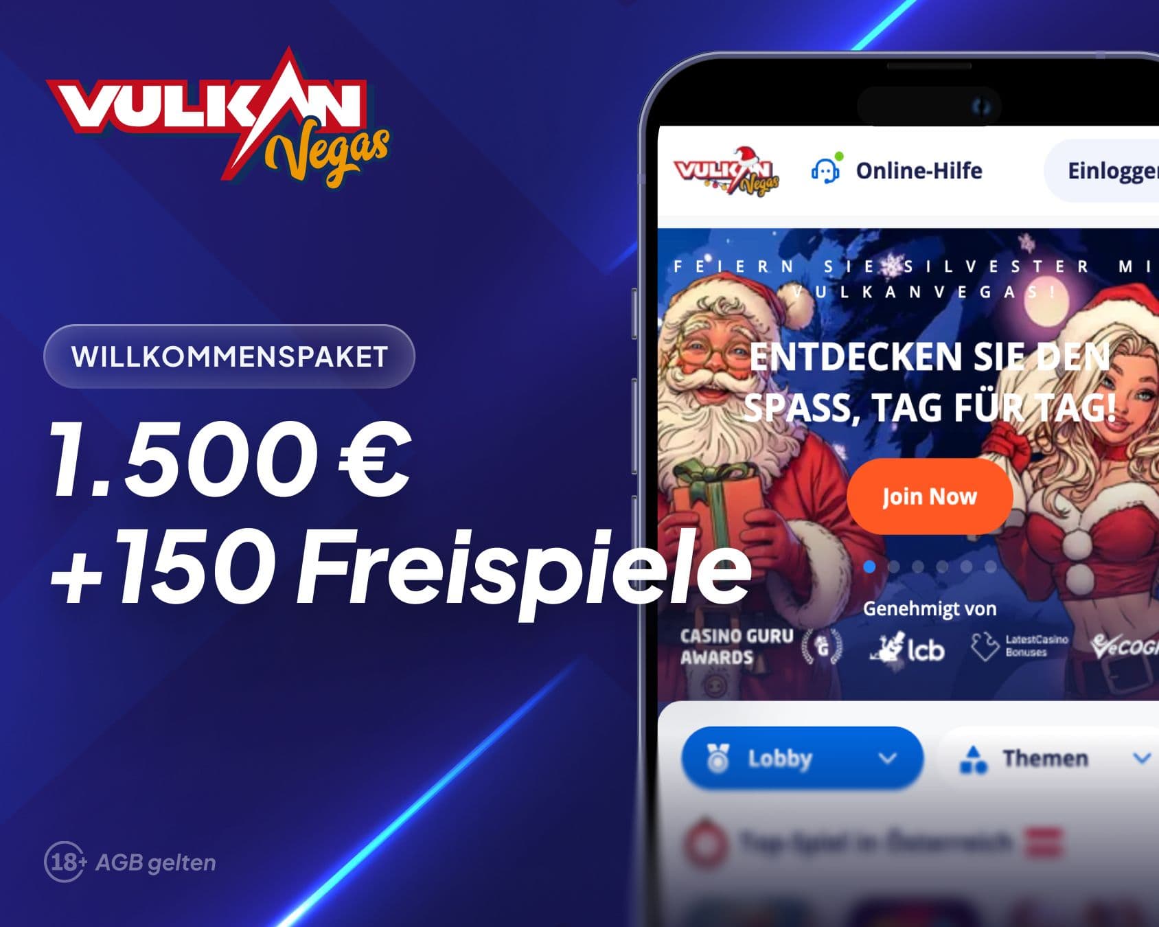 Vulkan Vegas Willkommensbonus