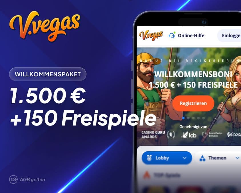 V.Vegas Willkommensbonus