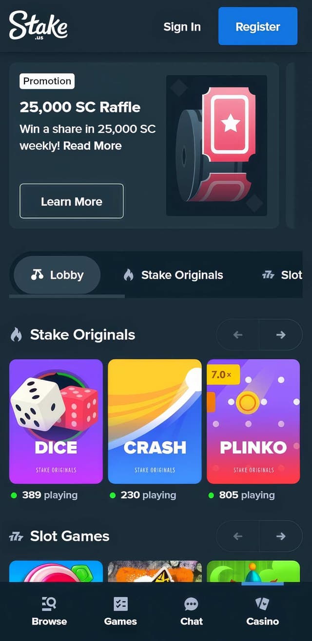 stake.us homepage mobile