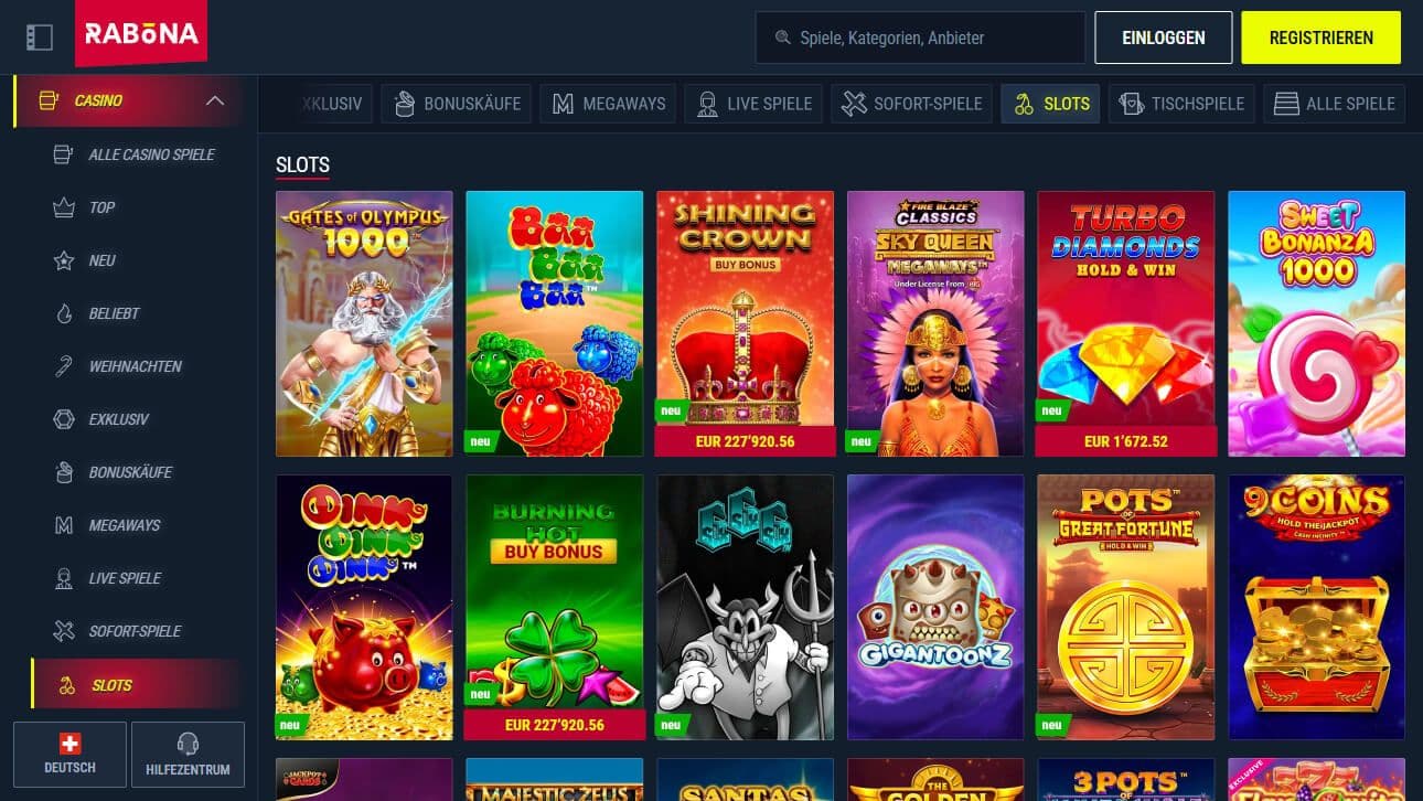 rabona spielautomaten desktop