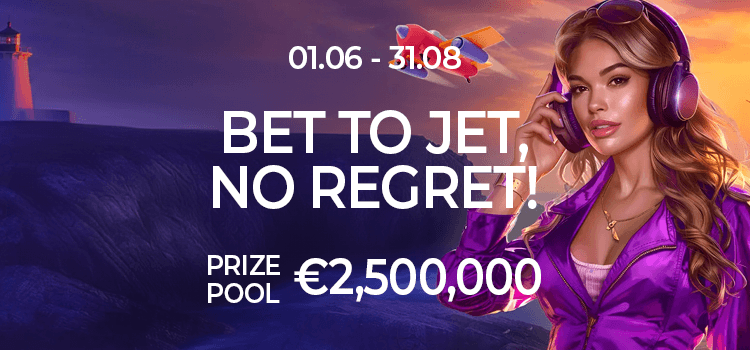 Das Bet to Jet, No Regret Turnier im 22Bet Casino: 2.500.000€ Preispool