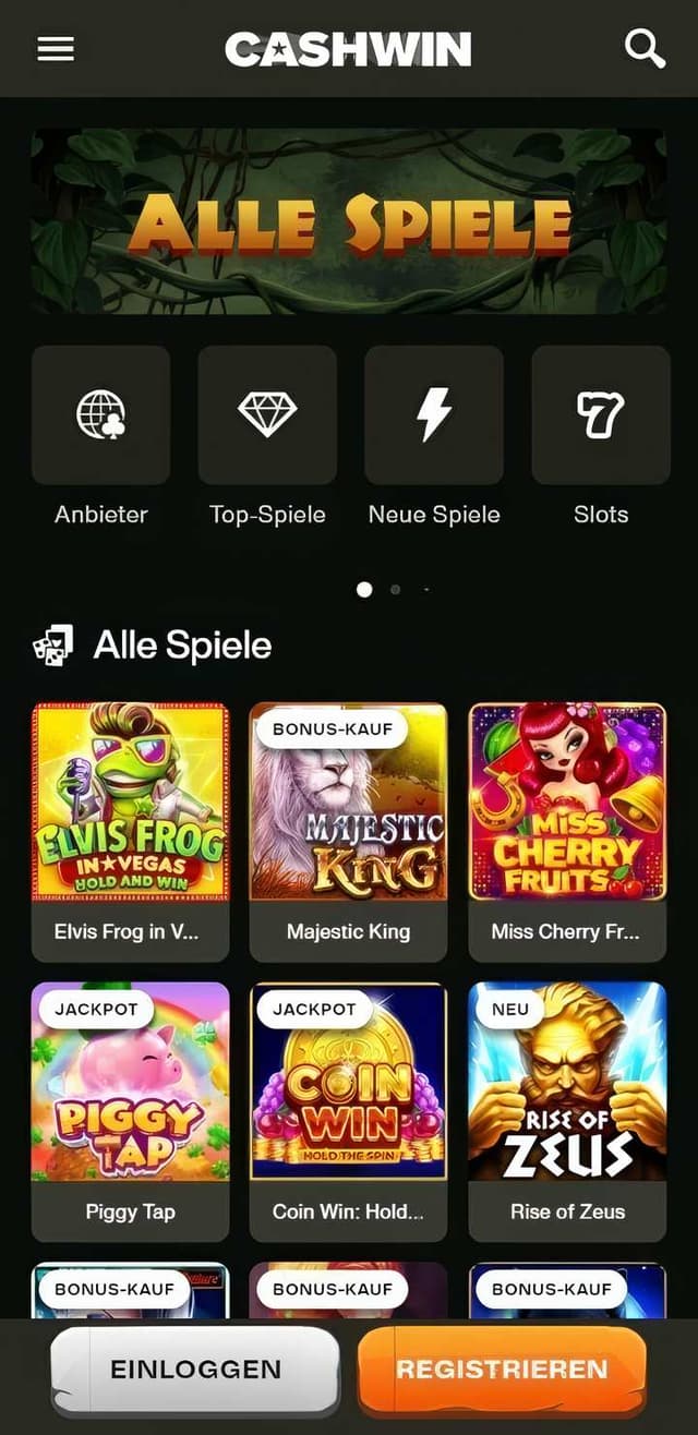 cashwin spielautomaten mobile