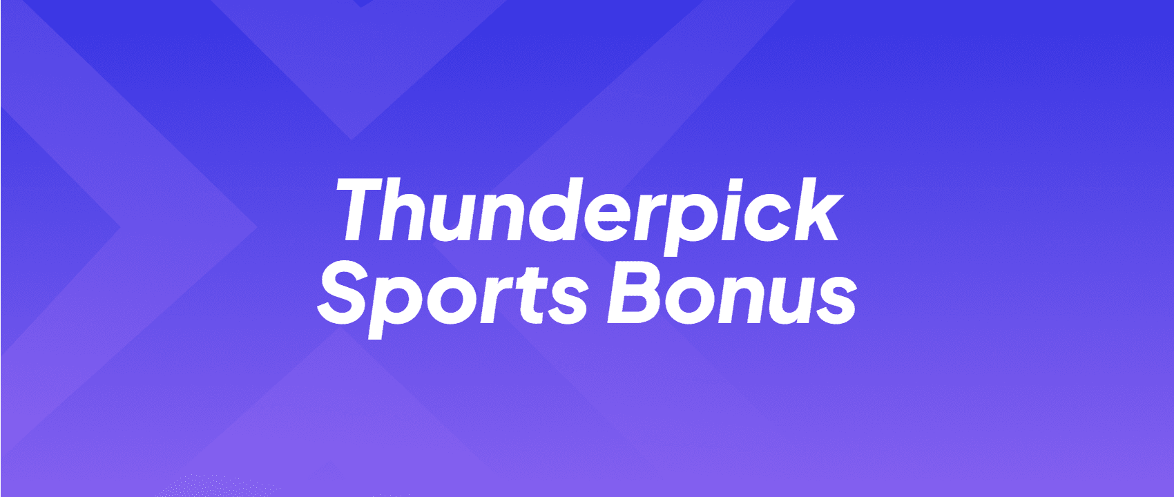Thunderpick Sports Bonus