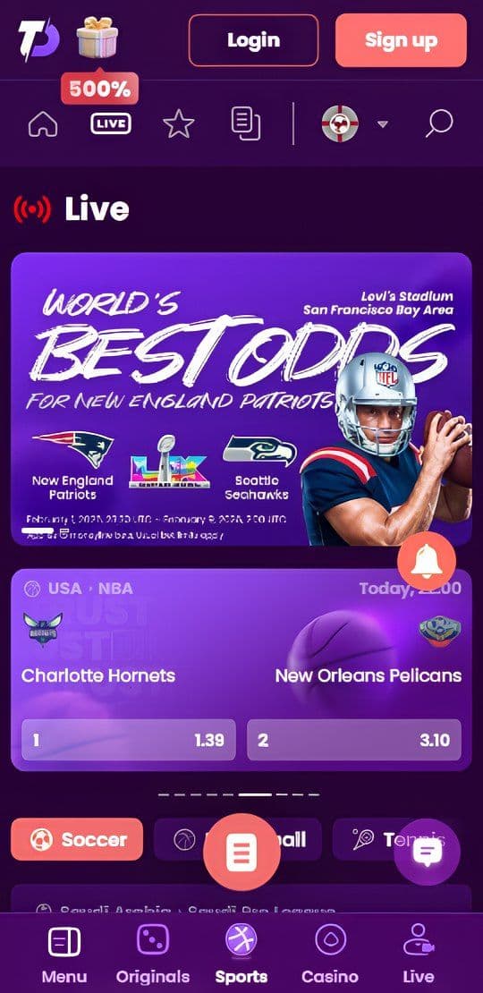 TrustDice Live Betting on Mobile