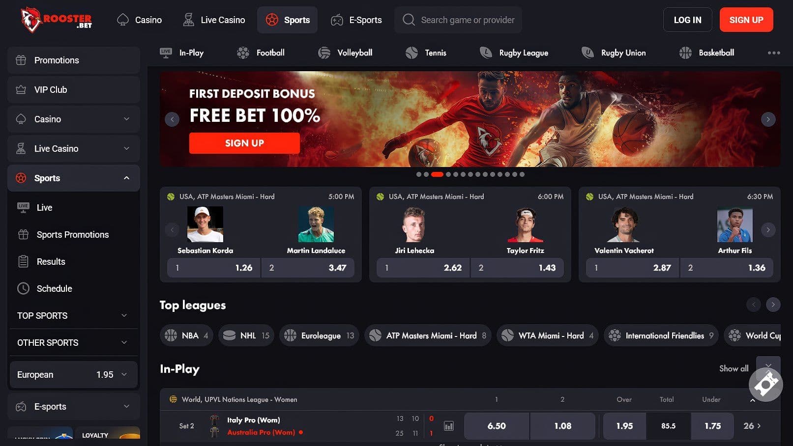 Rooster Bet Sportsbook