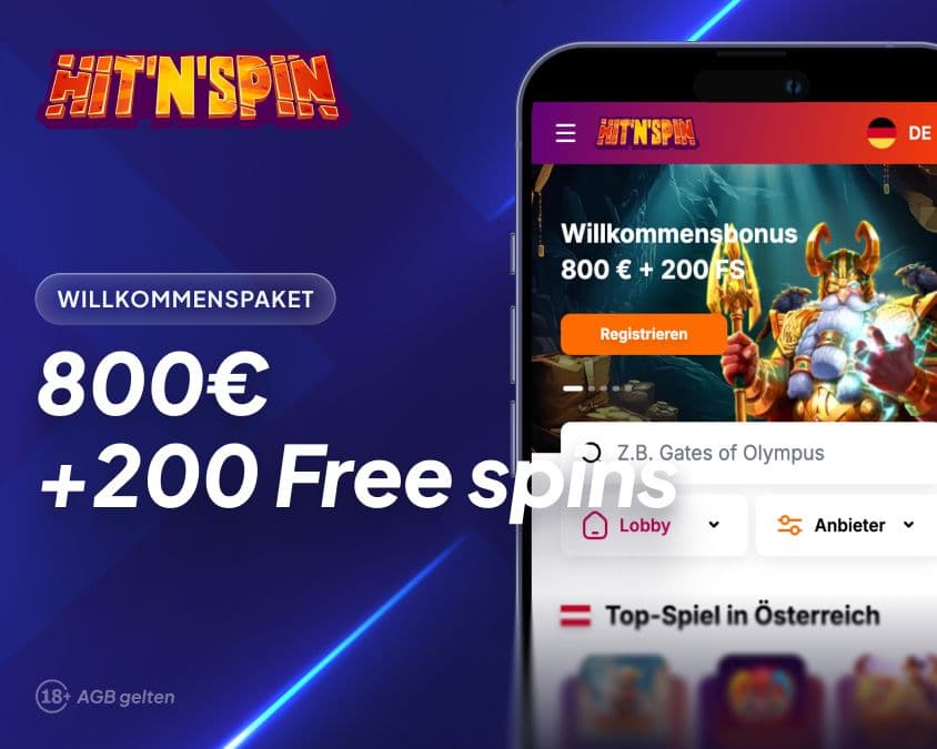 HitNSpin Willkommensbonus