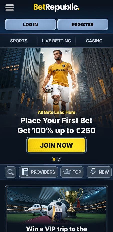 BetRepublic Sportsbook Mobile